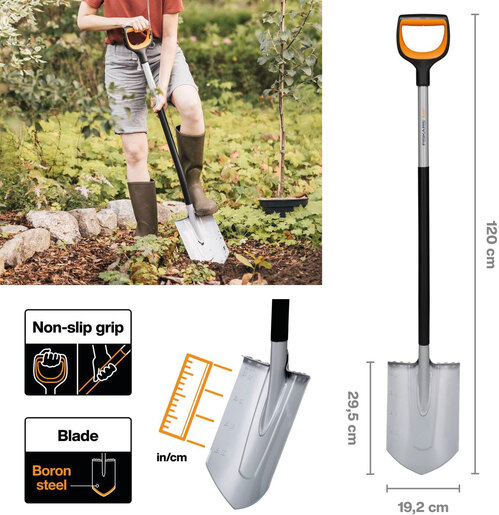 FISKARS štihača za vrt zašiljena Xact (1200 x 192 mm)