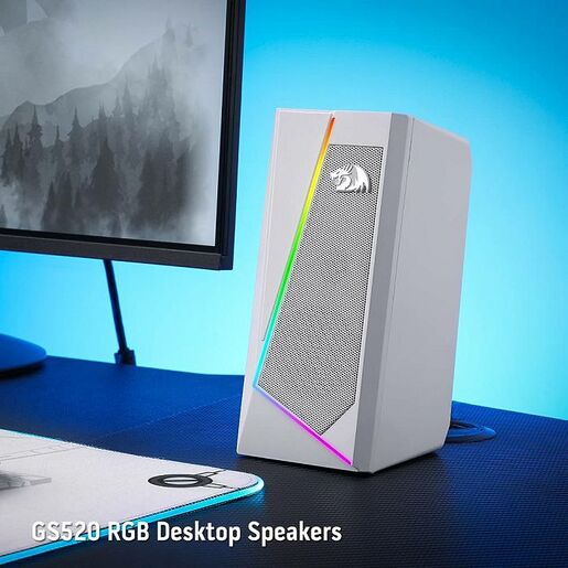 Redragon ANVIL GS520 RGB 2.0, gaming zvučnici, bijeli