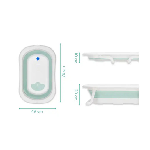 Fillikid sklopiva kadica Orca, Sage/White