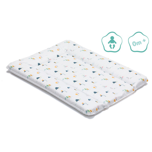 Fillikid podloga za prematanje Luxe Soft, 53x70x4 cm, Village White