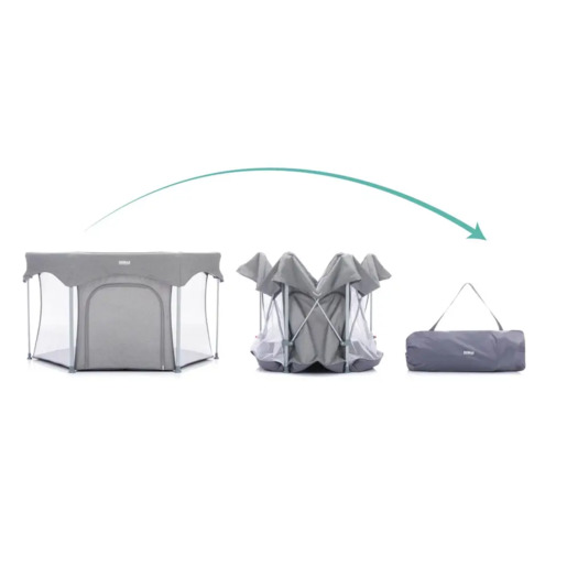 Fillikid dječja igraonica/vrtić Atena Hexagon 6-kutna, siva