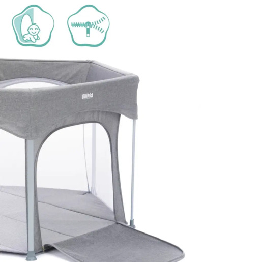 Fillikid dječja igraonica/vrtić Atena Hexagon 6-kutna, siva