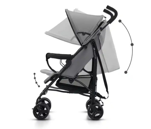 Kinderkraft kišobran kolica TIK, Stone Grey
