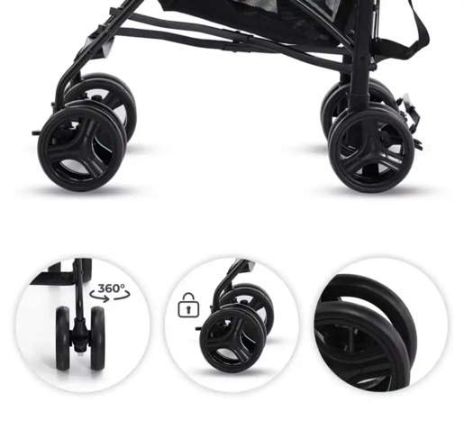 Kinderkraft kišobran kolica TIK, Stone Grey