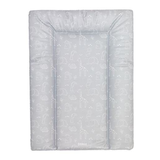 Fillikid podloga za prematanje Luxe Soft, 53x70x4 cm, Safary grey
