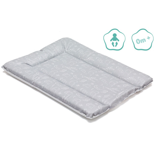 Fillikid podloga za prematanje Luxe Soft, 53x70x4 cm, Safary grey