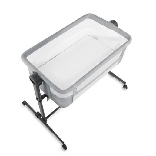 Kinderkraft krevetić Neste UP 2, svjetlo sivi