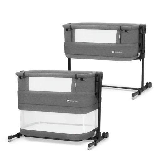 Kinderkraft Krevetić Neste GROW, tamno sivi