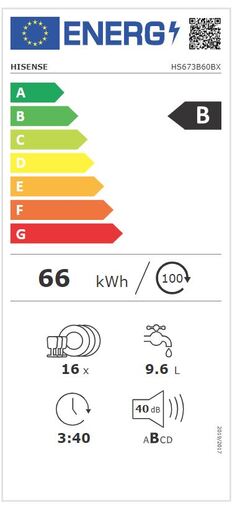 Hisense perilica posuđa HS673B60BX 