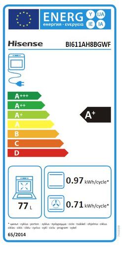 Hisense pećnica BI611AH8BGWF 