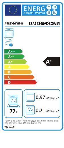 Hisense pećnica BSA66346ADBGWIFI 