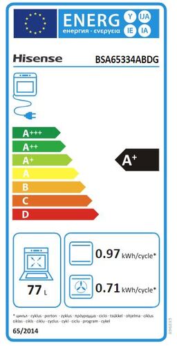 Hisense pećnica BSA65334ABDG 