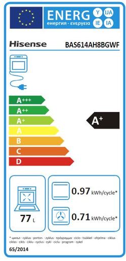 Hisense pećnica BAS614AH8BGWF 