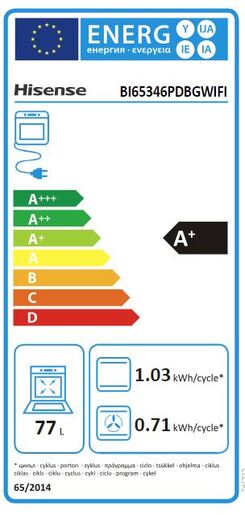 Hisense pećnica BI65346PDBGWIFI 