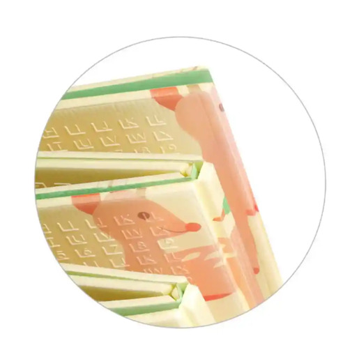 BabyOno dvostrana podloga za igru Animals&Road, 180x200 cm