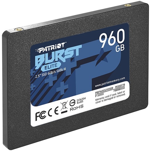 SSD 960GB Patriot Burst Elite 2.5" (PBE960GS25SSDR)