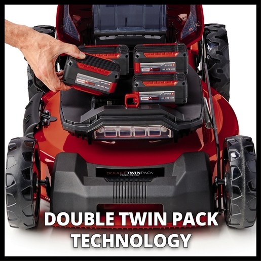 EINHELL akumulatorska samohodna kosilica u setu GP-CM 36/52 S Li BL (4x5,2 Ah)