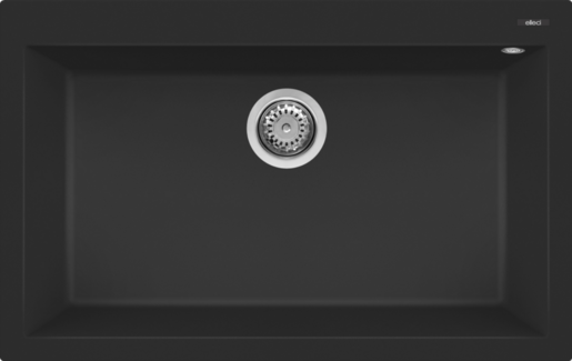 Elleci sudoper Quadra 130 KT, Black