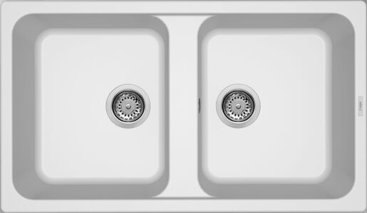 Elleci sudoper Life 450, Bianco