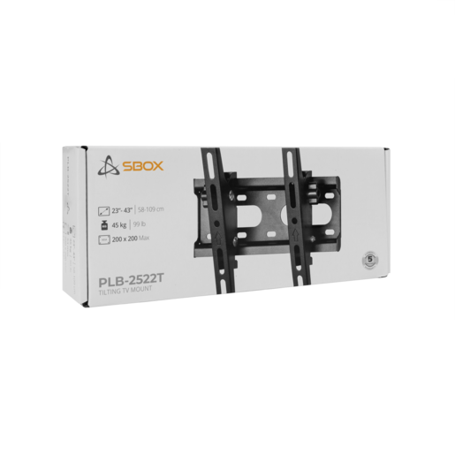 SBOX zidni nosač PLB-2522T-2, 23-43", do 45 kg, 200x200