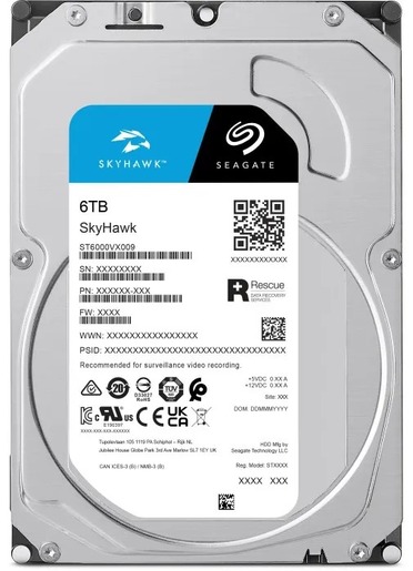 Tvrdi disk 6TB Seagate SkyHawk Surveillance 3.5'' (ST6000VX009)