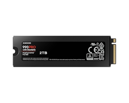 SSD 2TB Samsung 990 PRO with Heatsink M.2 NVMe (MZ-V9P2T0GW)