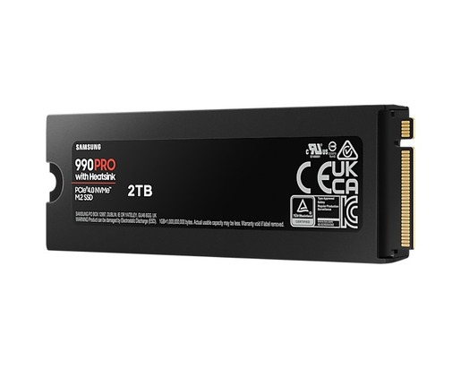 SSD 2TB Samsung 990 PRO with Heatsink M.2 NVMe (MZ-V9P2T0GW)