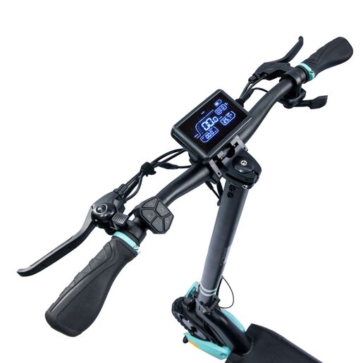 E-GONI električni romobil S44, crno/plavi