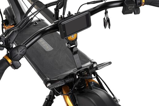 E-GONI električni romobil S66, crno/žuti