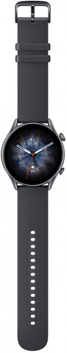 Amazfit GTR 3 Pro, 46mm, crni, silikonski remen, pametni sat