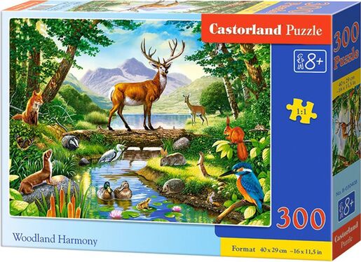 Puzzle 300 kom - Šumski sklad