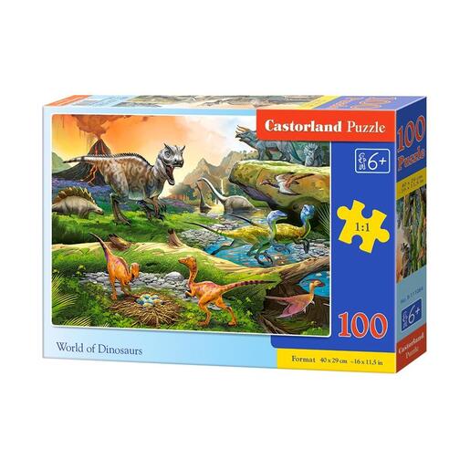 Puzzle 100 kom - Svijet dinosaura
