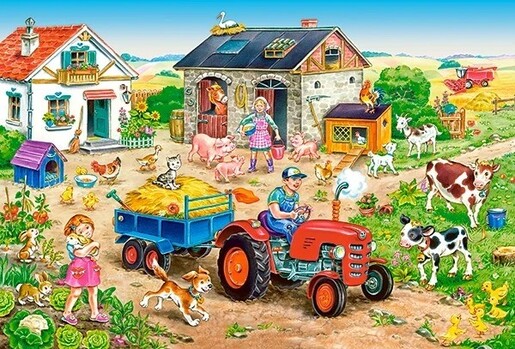 Puzzle 40 kom - Maxi Život na farmi