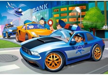 Puzzle 40 kom - Maxi Policijska potjera