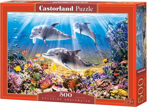 Puzzle 500 kom - Dupini