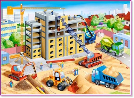 Puzzle 60 kom - Veliko gradilište
