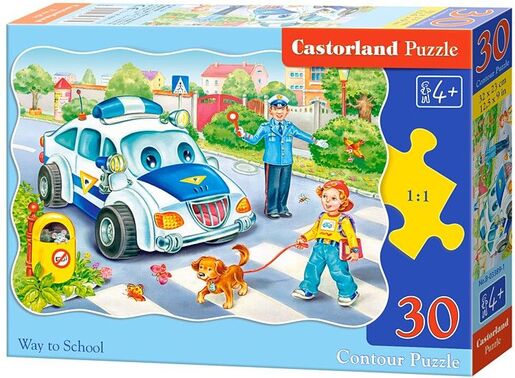 Puzzle 30 kom - Na putu u školu