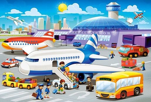 Puzzle 40 kom - Maxi Aerodrom