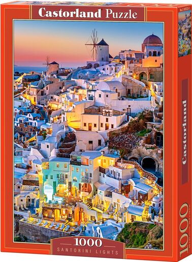 Puzzle 1000 kom - Svjetla Santorinija