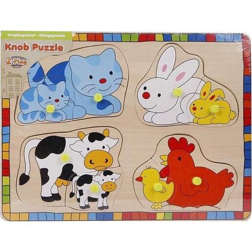 Drvene puzzle - Životinje i mladunčad