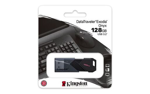 USB memorija Kingston 128GB DataTraveler Exodia Onyx