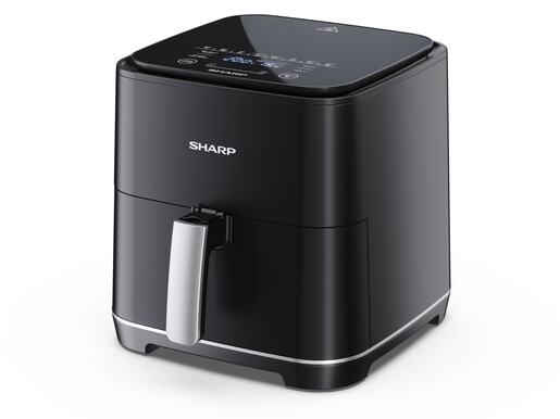 SHARP friteza na vrući zrak AF-GS552AE-B, crna + kuhalo za vodu TKK002S Titanium Roraima