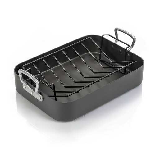 Mehrzer pravokurni pekač s rešetkom, 38 cm