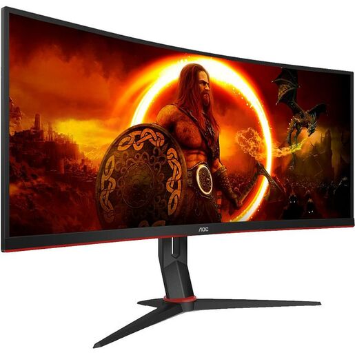 AOC monitor Agon CU34G2XP, VA, WQHD, 180Hz, 1ms, HDMIx2, DP, zakrivljeni