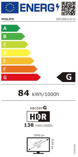 Philips 55" LED TV 55PUS8319/12, 4K UHD, Ambilight, Titan OS Smart TV, Dolby Atmos zvuk