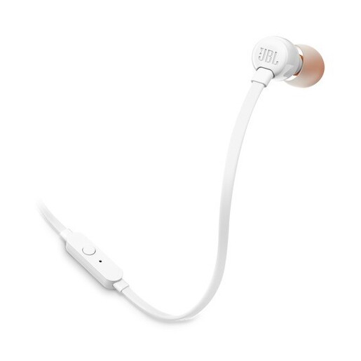 JBL Tune 110, In-Ear, žičane slušalice, bijele