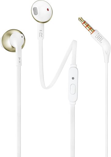 JBL Tune 205, In-Ear, žičane slušalice, Champagne