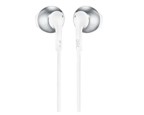 JBL Tune 205, In-Ear, žičane slušalice, Chrome