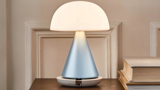 LEXON prijenosna LED svjetiljka Mina L, svijetloplava mat