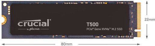 SSD 1TB Crucial T500 M.2 NVMe (CT1000T500SSD8)